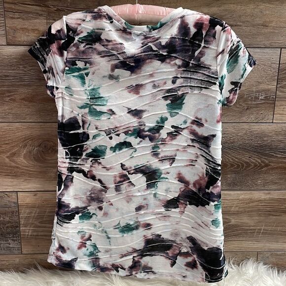 SIMPLY VERA VERA WANG Knit Short Sleeve Top Size XS - Picture 5 of 6